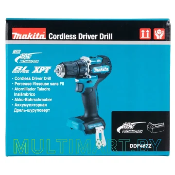 Дрель-шуруповерт Makita DDF487Z (без АКБ) картинка 8